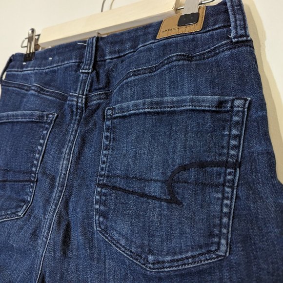 American Eagle Next Level Curvy Super Hi - Rise Shortie - Women's Size 8 - Picture 7 of 15